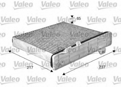 VALEO 715509 -  Фильтр воздуха в салоне