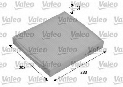 VALEO 715510 -  Фильтр воздуха в салоне