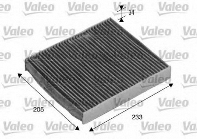 VALEO 715511 -  Фильтр воздуха в салоне