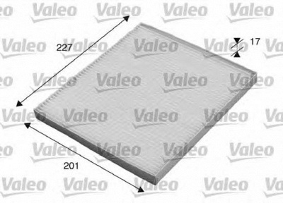 VALEO 715521 -  Фильтр воздуха в салоне