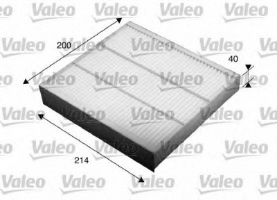 VALEO 715532 -  Фильтр воздуха в салоне