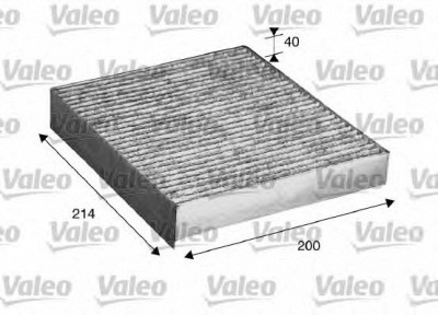 VALEO 715533 -  Фильтр воздуха в салоне