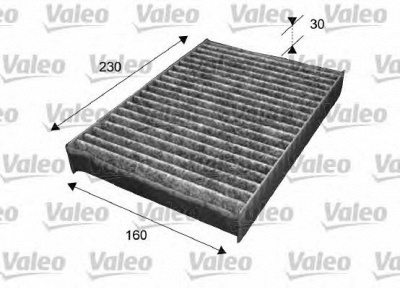 VALEO 715538 -  Фильтр воздуха в салоне