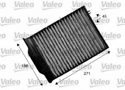 VALEO 715539 -  Фильтр воздуха в салоне