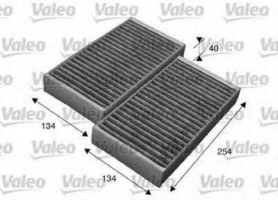 VALEO 715544 -  Фильтр воздуха в салоне