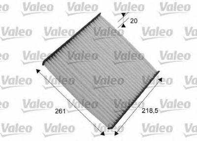 VALEO 715552 -  Фильтр воздуха в салоне