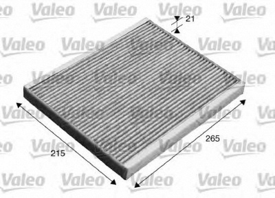 VALEO 715553 -  Фильтр воздуха в салоне