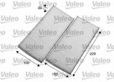 VALEO 715569 -  Фильтр воздуха в салоне