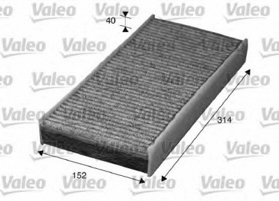 VALEO 715570 -  Фильтр воздуха в салоне
