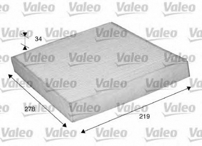VALEO 715581 -  Фильтр воздуха в салоне