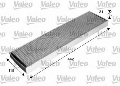 VALEO 715585 -  Фильтр воздуха в салоне