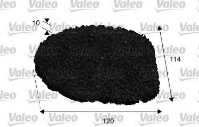 VALEO 715589 -  Фильтр воздуха в салоне