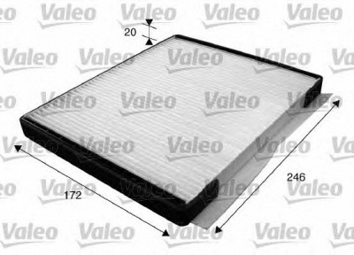 VALEO 715592 -  Фильтр воздуха в салоне