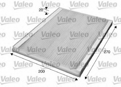 VALEO 715609 -  Фильтр воздуха в салоне
