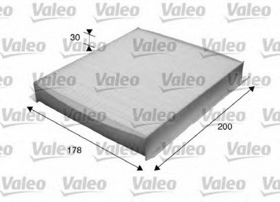 VALEO 715616 -  Фильтр воздуха в салоне