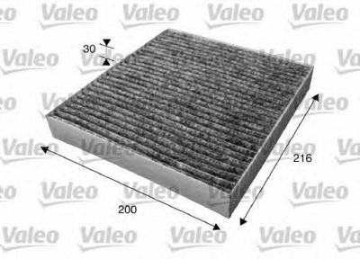 VALEO 715623 -  Фильтр воздуха в салоне