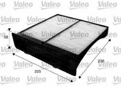 VALEO 715625 -  Фильтр воздуха в салоне