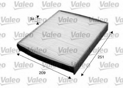 VALEO 715627 -  Фильтр воздуха в салоне