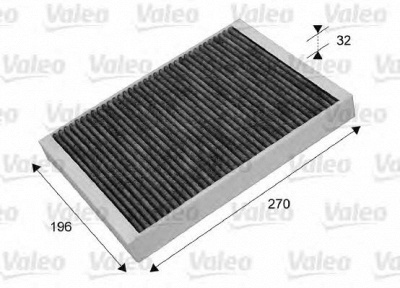 VALEO 715635 -  Фильтр воздуха в салоне