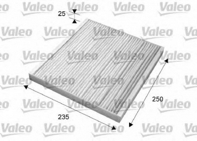 VALEO 715636 -  Фильтр воздуха в салоне