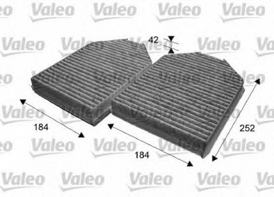 VALEO 715640 -  Фильтр воздуха в салоне