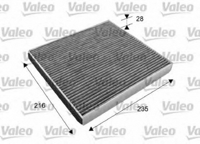 VALEO 715641 -  Фильтр воздуха в салоне