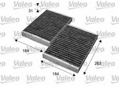 VALEO 715643 -  Фильтр воздуха в салоне