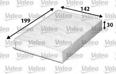 VALEO 715644 -  Фильтр воздуха в салоне