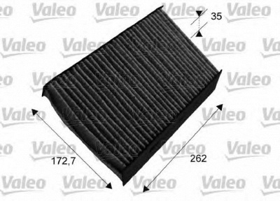 VALEO 715647 -  Фильтр воздуха в салоне