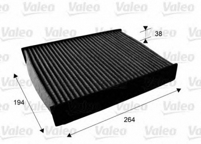VALEO 715672 -  Фильтр воздуха в салоне