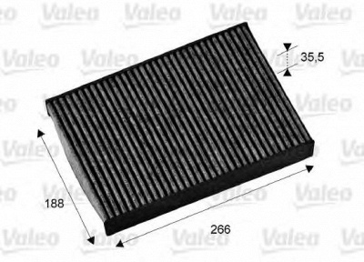 VALEO 715673 -  Фильтр воздуха в салоне