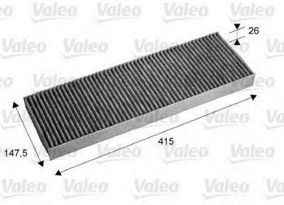 VALEO 715675 -  Фильтр воздуха в салоне