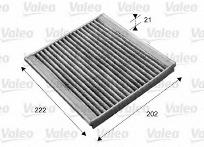 VALEO 715676 -  Фильтр воздуха в салоне