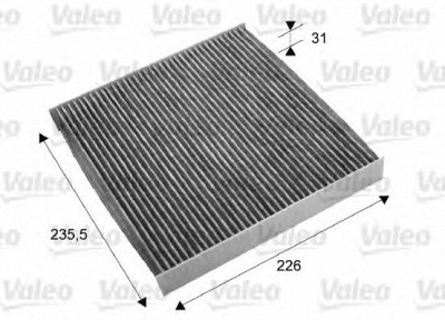 VALEO 715678 -  Фильтр воздуха в салоне