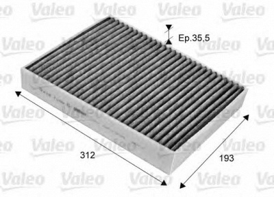 VALEO 715704 -  Фильтр воздуха в салоне