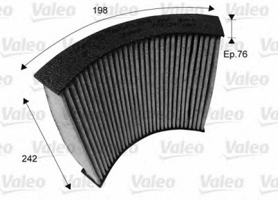 VALEO 715719 -  Фильтр воздуха в салоне