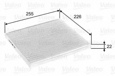 VALEO 715804 -  Фильтр воздуха в салоне