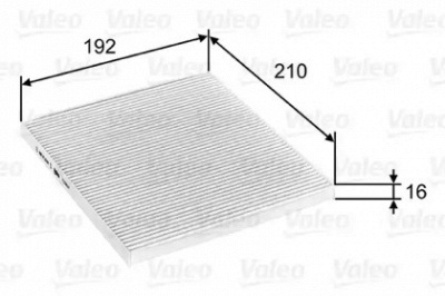 VALEO 715807 -  Фильтр воздуха в салоне