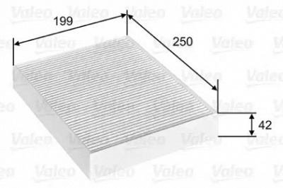 VALEO 715815 -  Фильтр воздуха в салоне