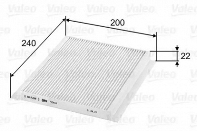 VALEO 715816 -  Фильтр воздуха в салоне