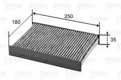 VALEO 715820 -  Фильтр воздуха в салоне