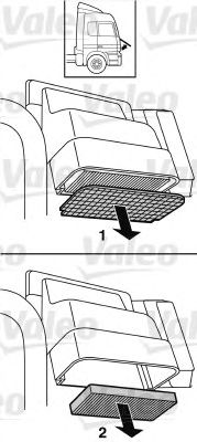 VALEO 716001 -  Фильтр воздуха в салоне