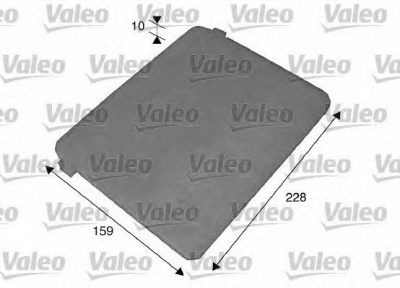 VALEO 716005 -  Фильтр воздуха в салоне