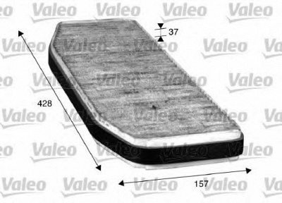VALEO 716013 -  Фильтр воздуха в салоне