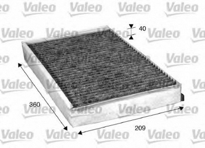 VALEO 716026 -  Фильтр воздуха в салоне