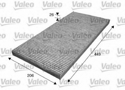 VALEO 716029 -  Фильтр воздуха в салоне