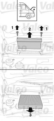 VALEO 716032 -  Фильтр воздуха в салоне