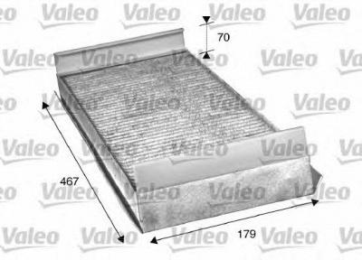 VALEO 716037 -  Фильтр воздуха в салоне