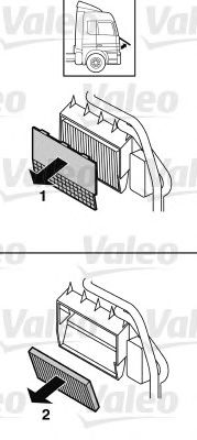 VALEO 716041 -  Фильтр воздуха в салоне