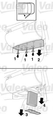 VALEO 716043 -  Фильтр воздуха в салоне